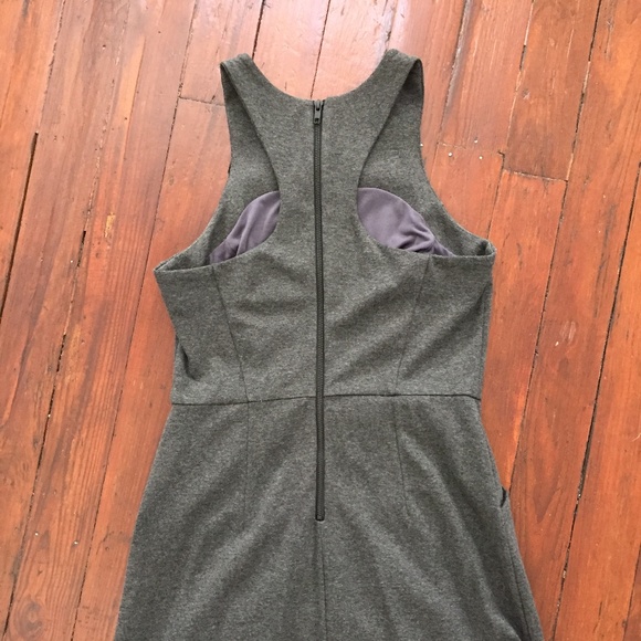 Charcoal Milly Mini Dress with Pockets - Picture 4 of 9